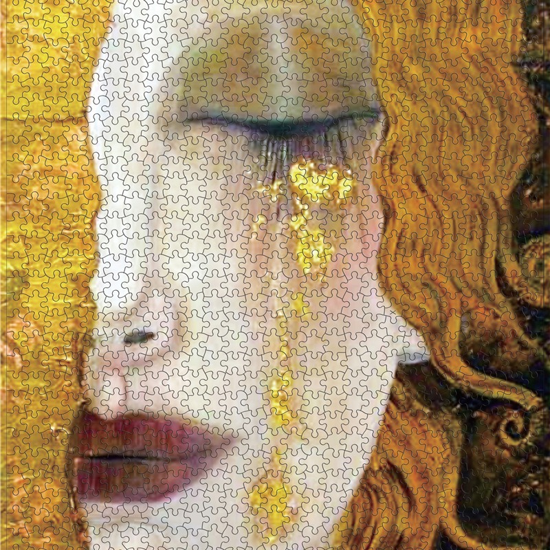 Puzzle Blank White - 45*32cm Paper Jigsaw Puzzle 350PCS Golden