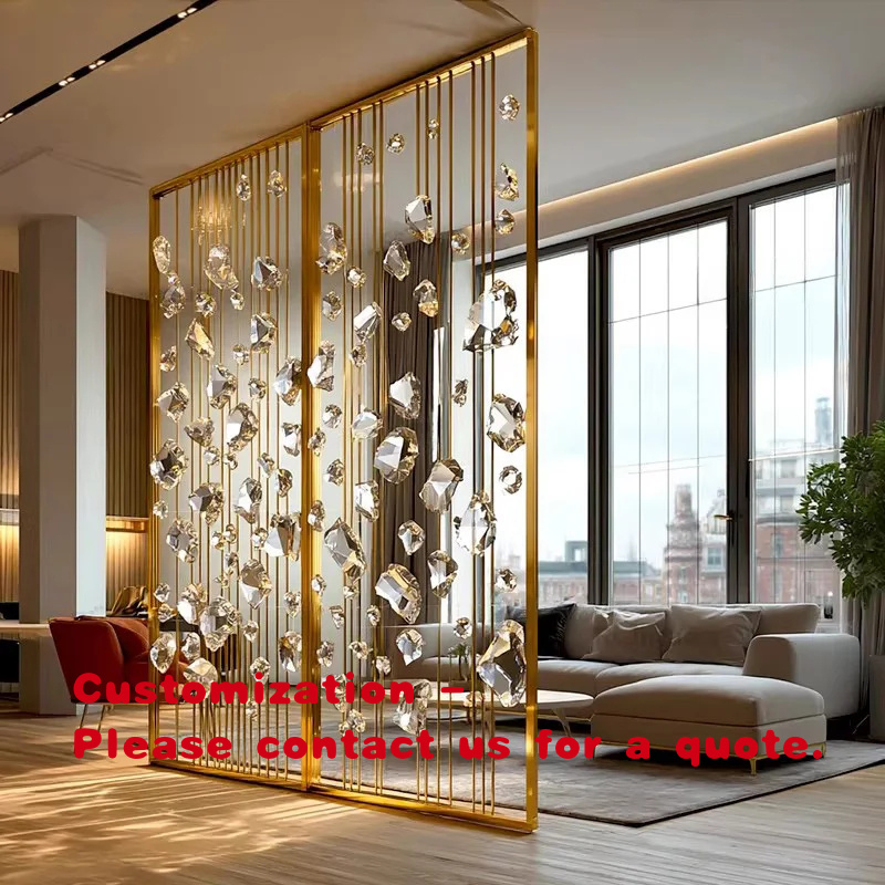 Metal Photo Panel - custom.Custom Gold Modern Stainless Steel Frame