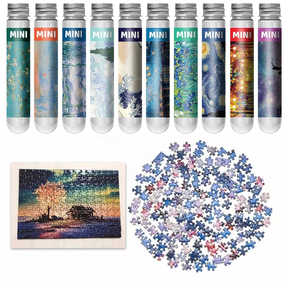 Puzzle Blank White - 150PCS/Set Oil Painting Jigsaw Puzzles Mini