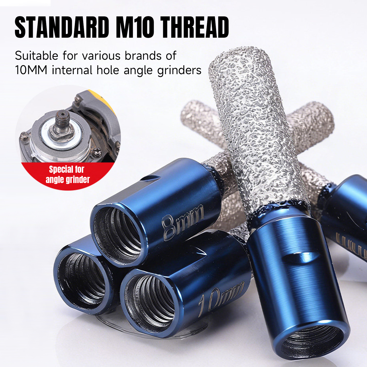 6/8/10/12mm M10 Vaccum Brazed  - Ceramic Tile Blank avaliação e preço