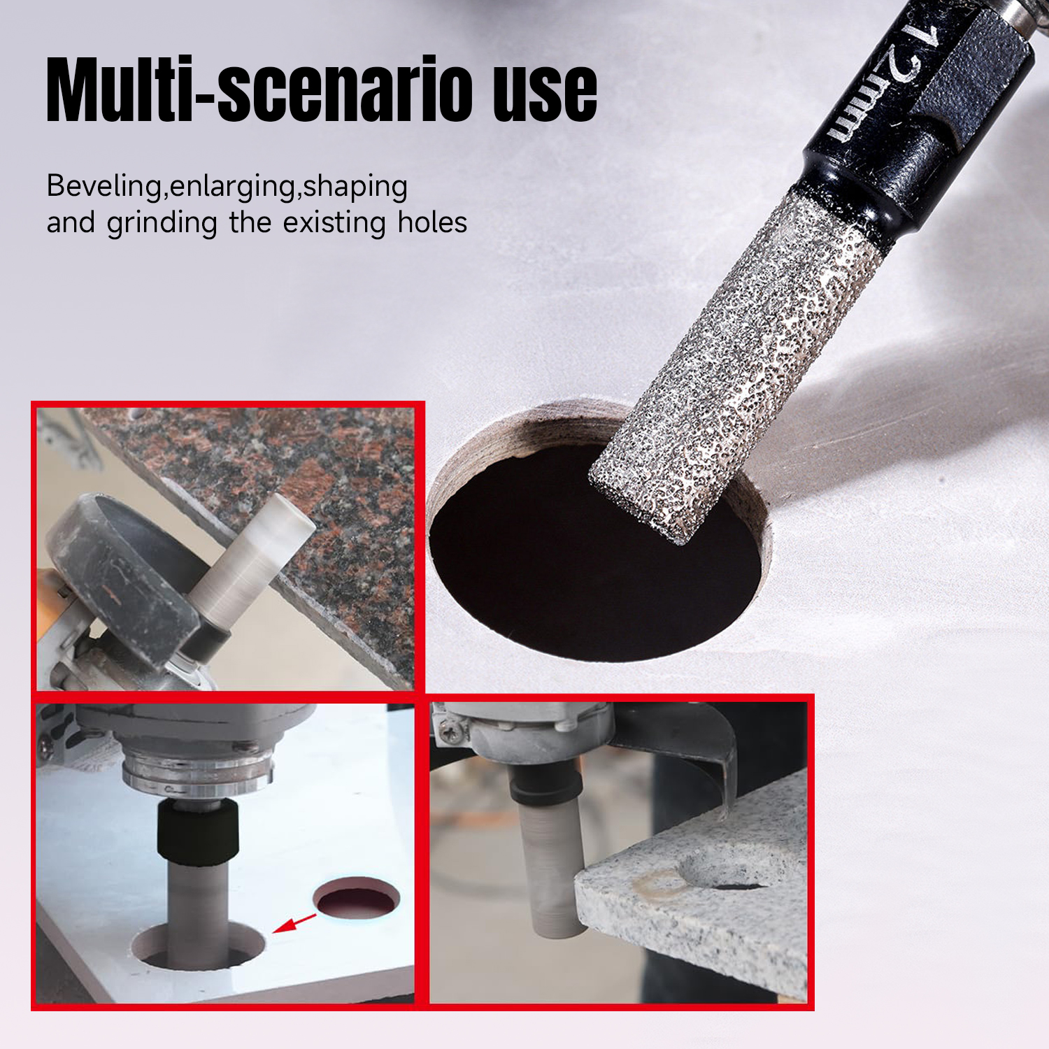 6/8/10/12mm M10 Vaccum Brazed  - Ceramic Tile Blank avaliação e preço