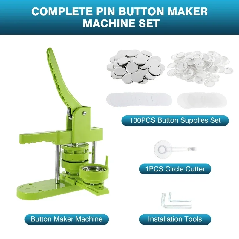 Badge Pin Button Maker Machine - Button Badge Blank avaliação e preço