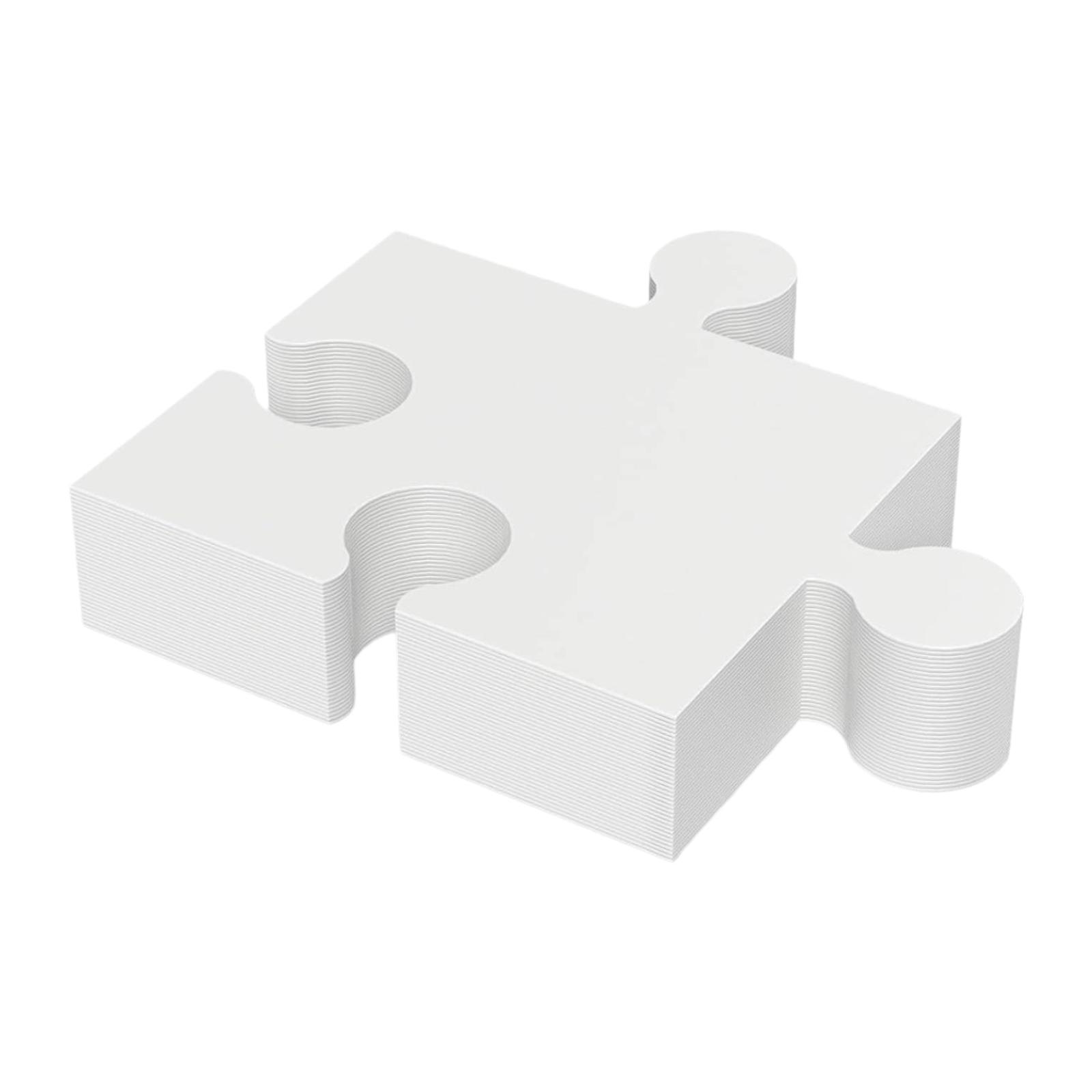 White Blank Drawing Puzzles Ca - Puzzle Blank White avaliação e preço