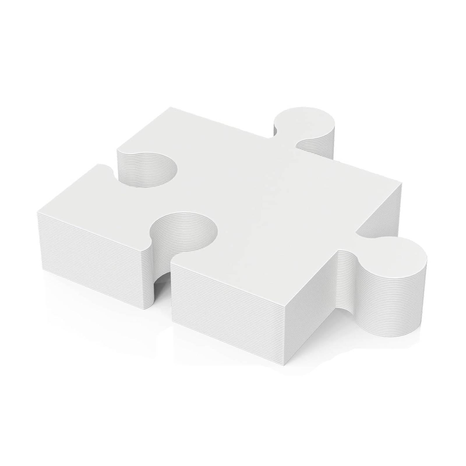 White Blank Drawing Puzzles Ca - Puzzle Blank White avaliação e preço