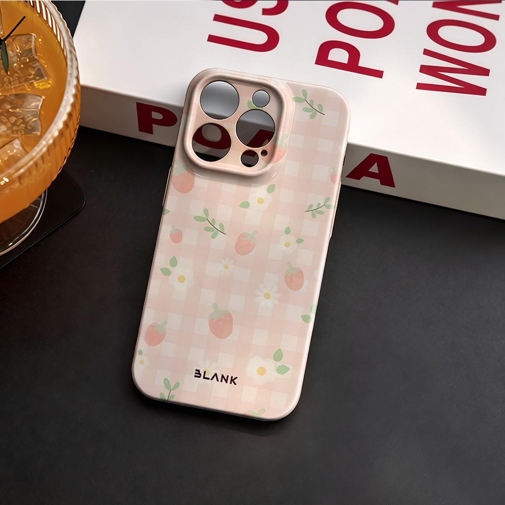 Strawberry Floral Bow Print Fo - Phone Case Blank Print avaliação e preço