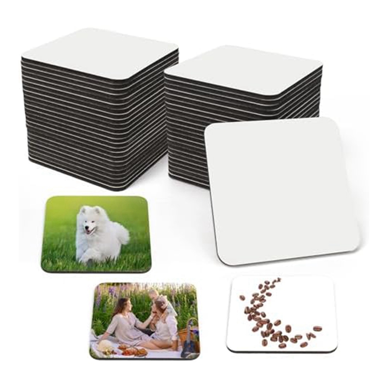 24 PCS Sublimation Coasters Bl - Coaster Sublimation Blank avaliação e preço