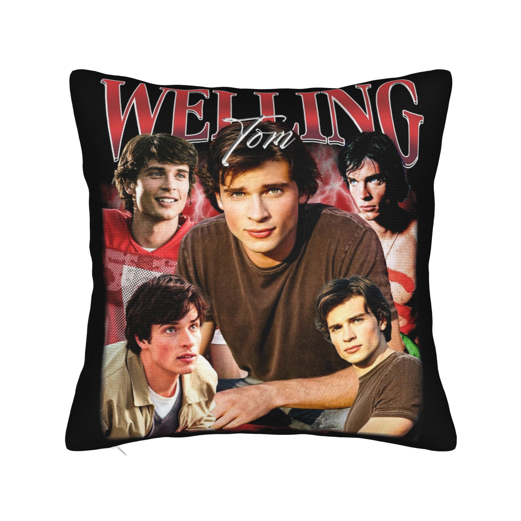 Vintage Welling Tom heated riv - Pillow Cover Sublimation avaliação e preço
