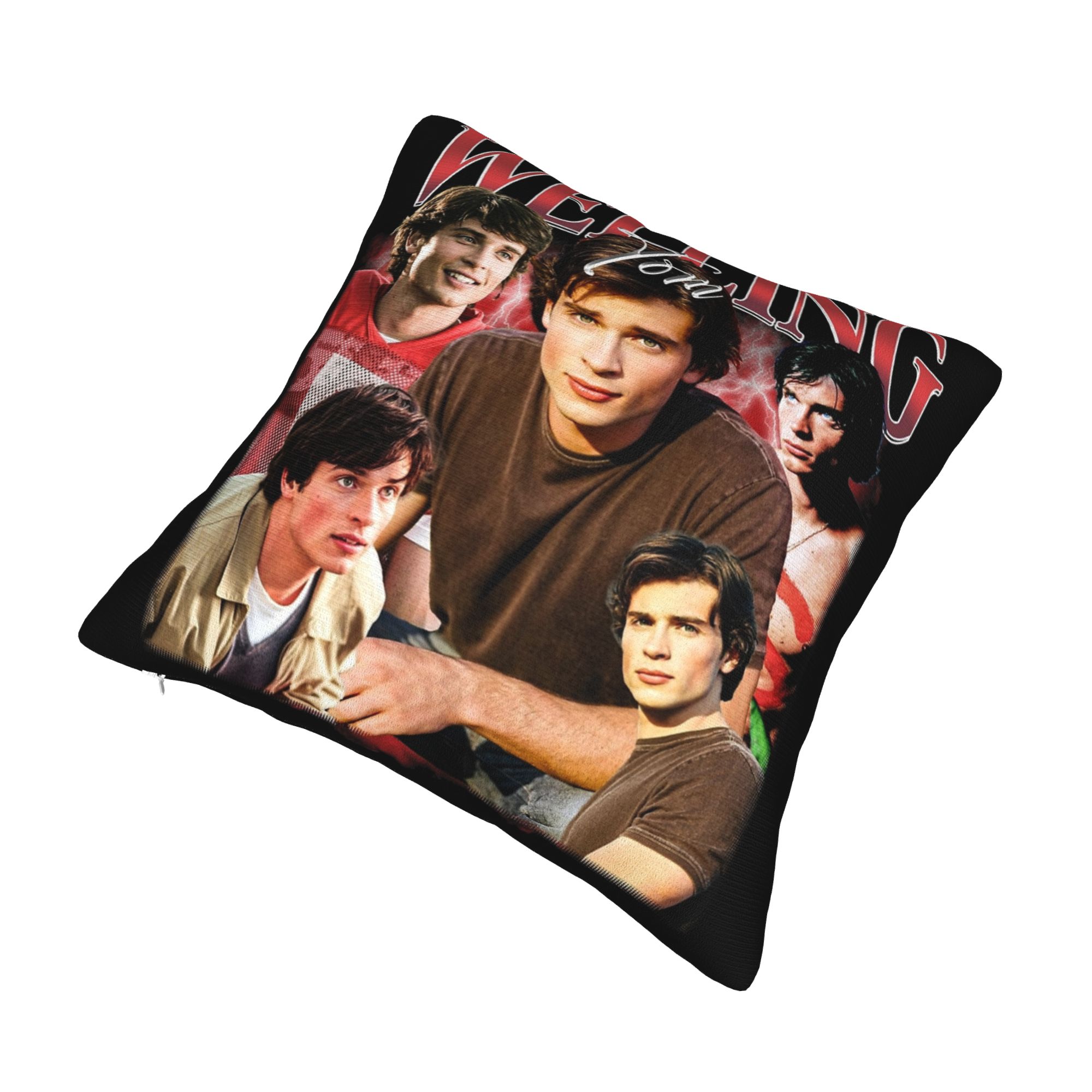 Vintage Welling Tom heated riv - Pillow Cover Sublimation avaliação e preço