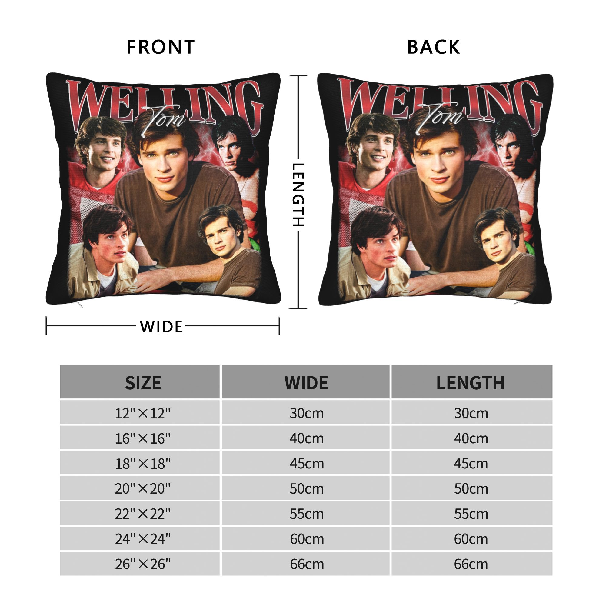 Vintage Welling Tom heated riv - Pillow Cover Sublimation avaliação e preço