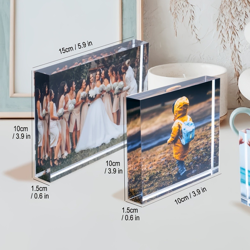 Personalized 3D Acrylic Photo  - Photo Acrylic Block avaliação e preço