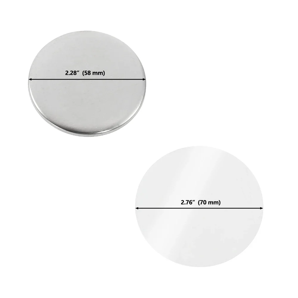 50pcs DIY Badge Material for P - Button Badge Blank avaliação e preço