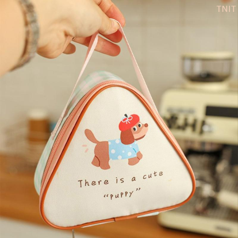 [J] Cute Cartoon Insulated Lun - Tote Bag Sublimation avaliação e preço