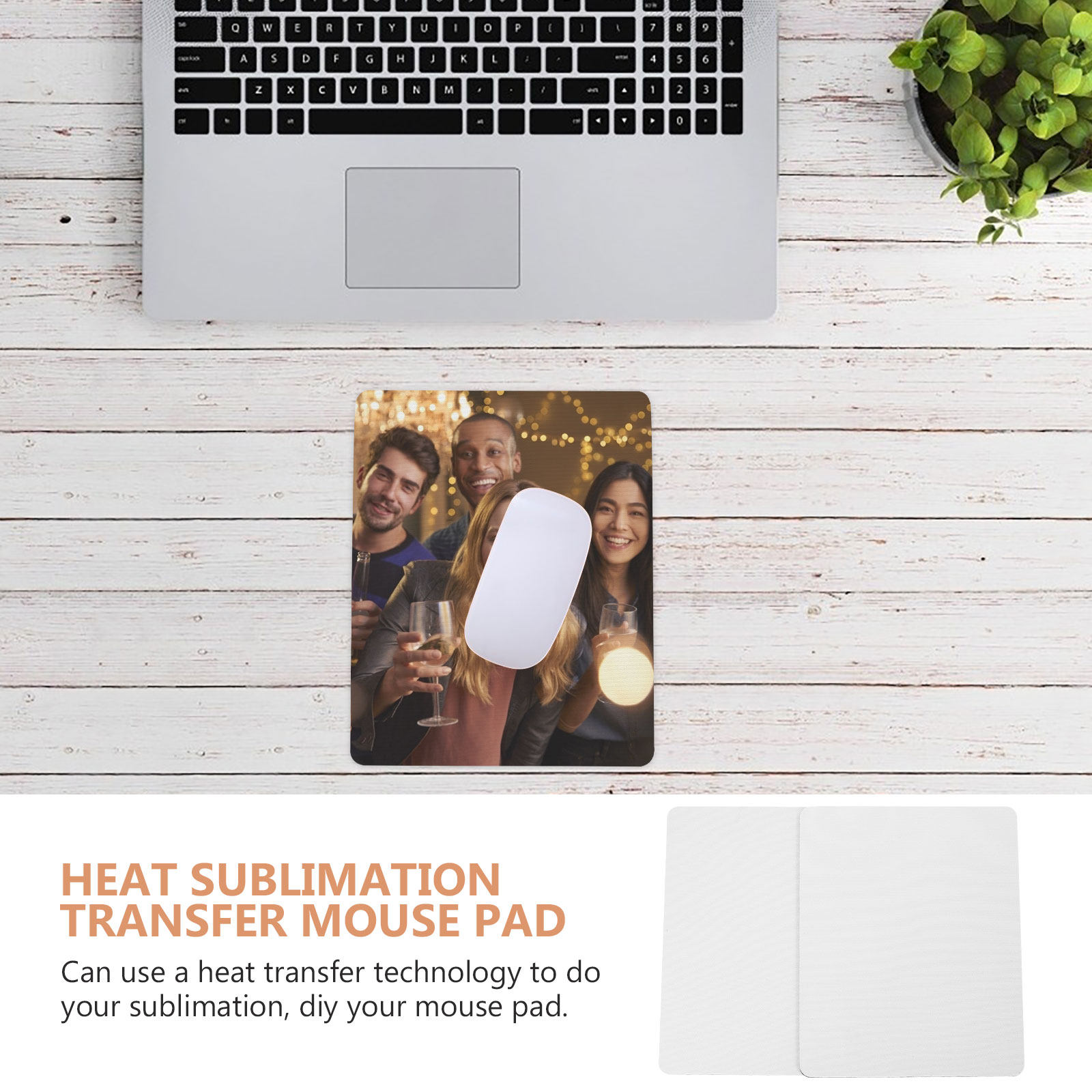5Pcs Sublimation Mouse Pad Bla - Mouse Pad Blank Sublimation avaliação e preço