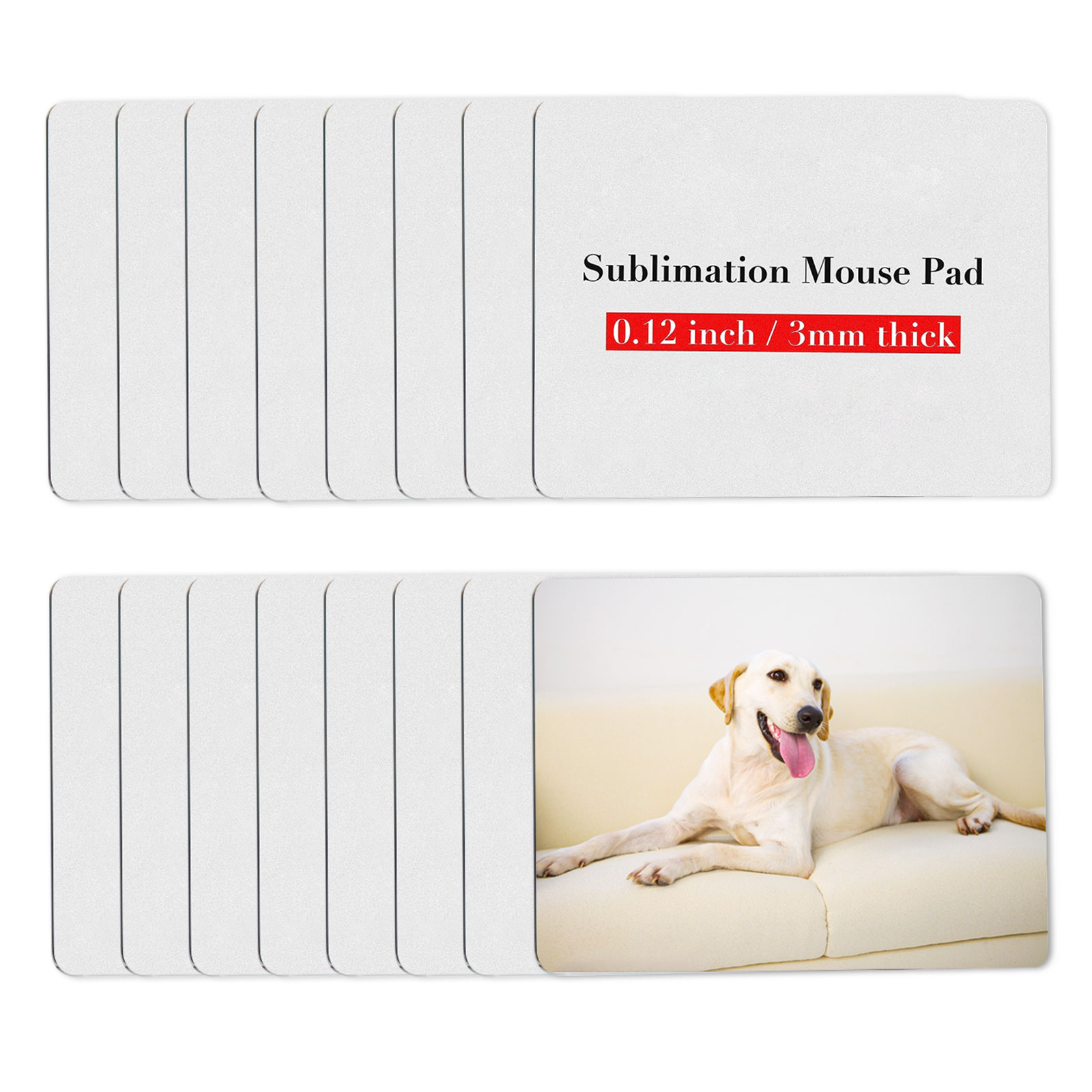 8pcs Sublimation Mouse Pad Bla - Mouse Pad Blank Sublimation avaliação e preço