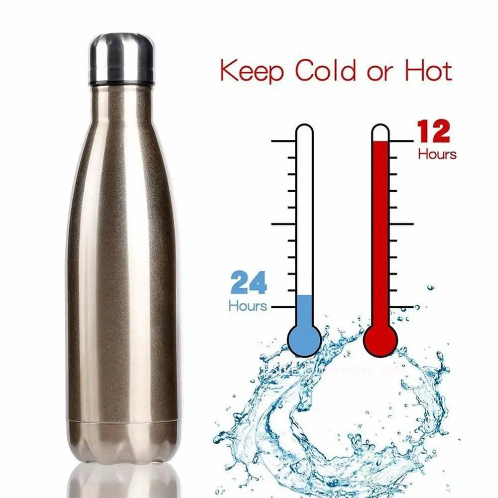 350/500/750/1000ML Vacuum Wate - Water Bottle Blank avaliação e preço
