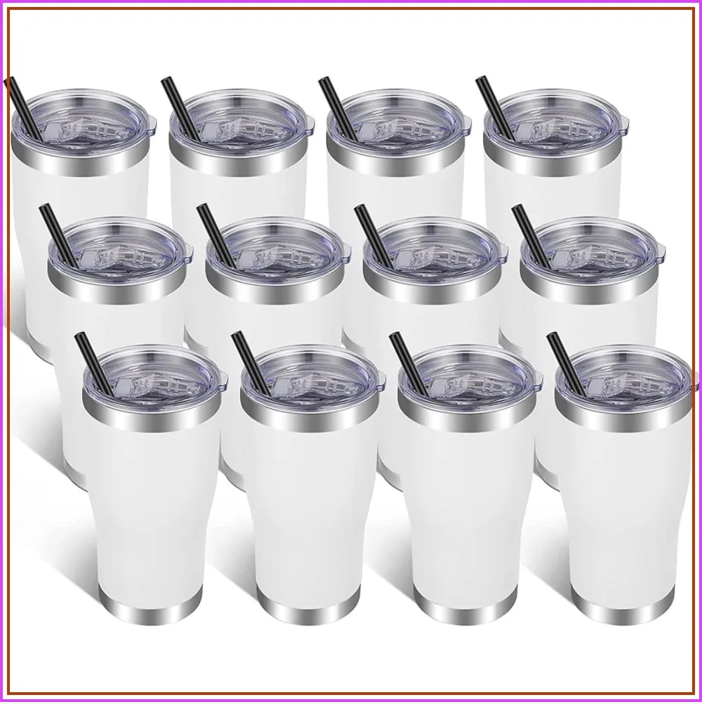 20oz Stainless Steel Tumbler w - Tumbler 20Oz White avaliação e preço