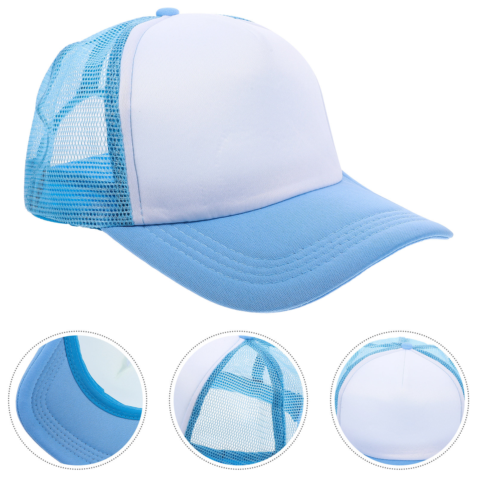 10Pcs Blank Mesh Baseball Caps - Hat Sublimation Blank avaliação e preço