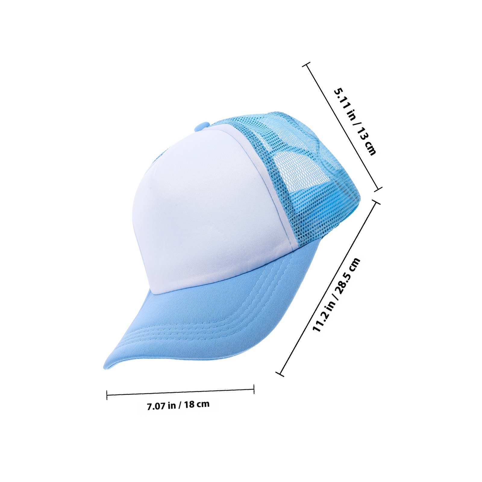 10Pcs Blank Mesh Baseball Caps - Hat Sublimation Blank avaliação e preço