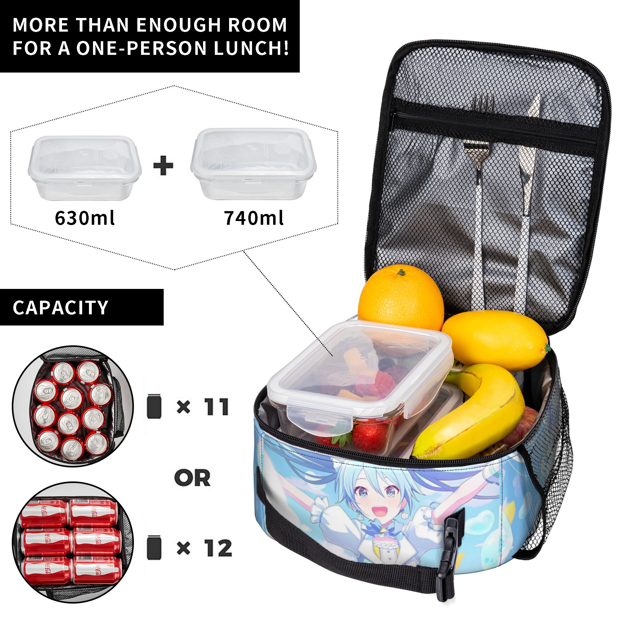 Hatsune Miku Trained Insulated - Tote Bag Sublimation avaliação e preço