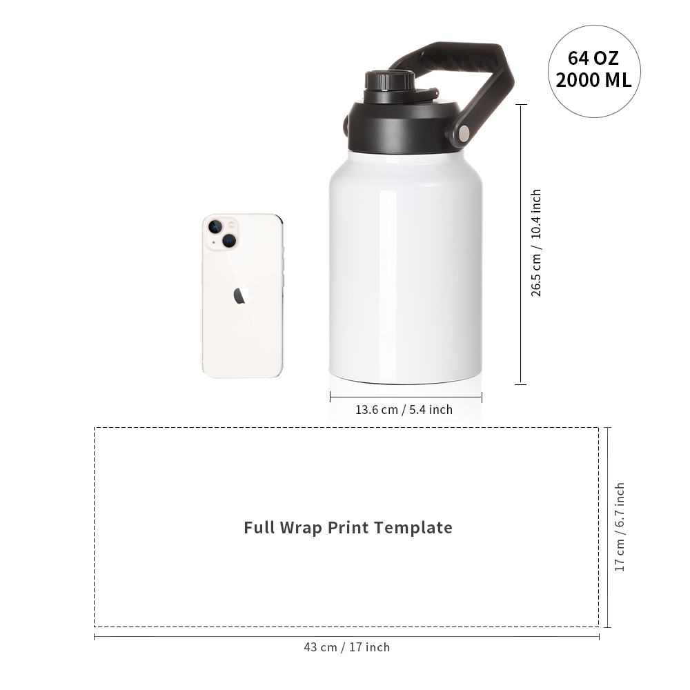 PYD Life USA Free Shipping 64  - Water Bottle Blank avaliação e preço