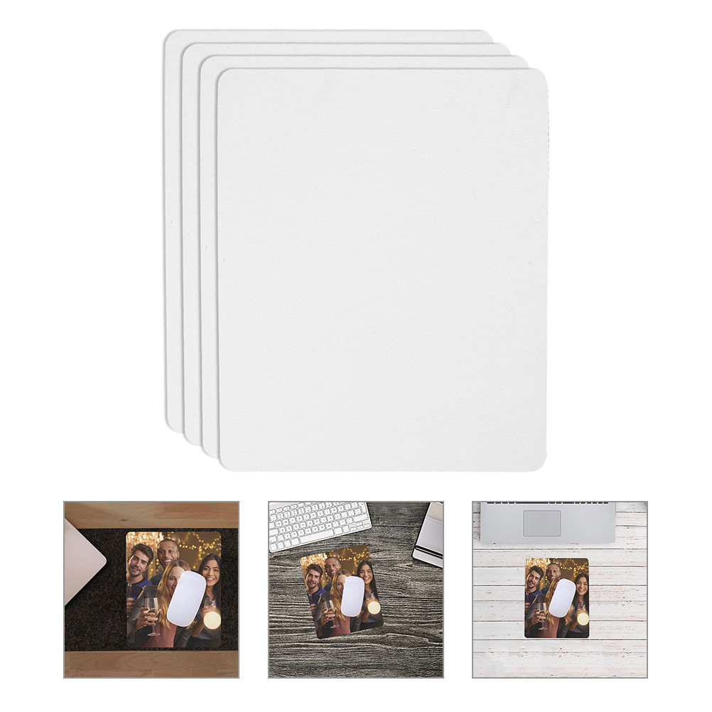 4Pcs Sublimation Mouse Pad Bla - Mouse Pad Blank Sublimation avaliação e preço