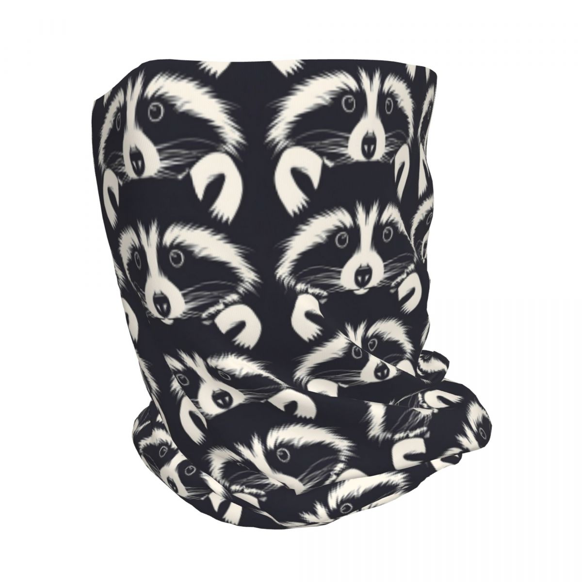 Black And White Raccoon Face P - Bandana Blank White avaliação e preço