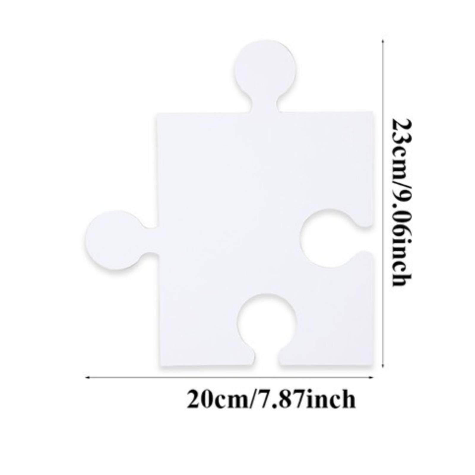 White Cardboard Puzzle Set Bla - Puzzle Blank White avaliação e preço