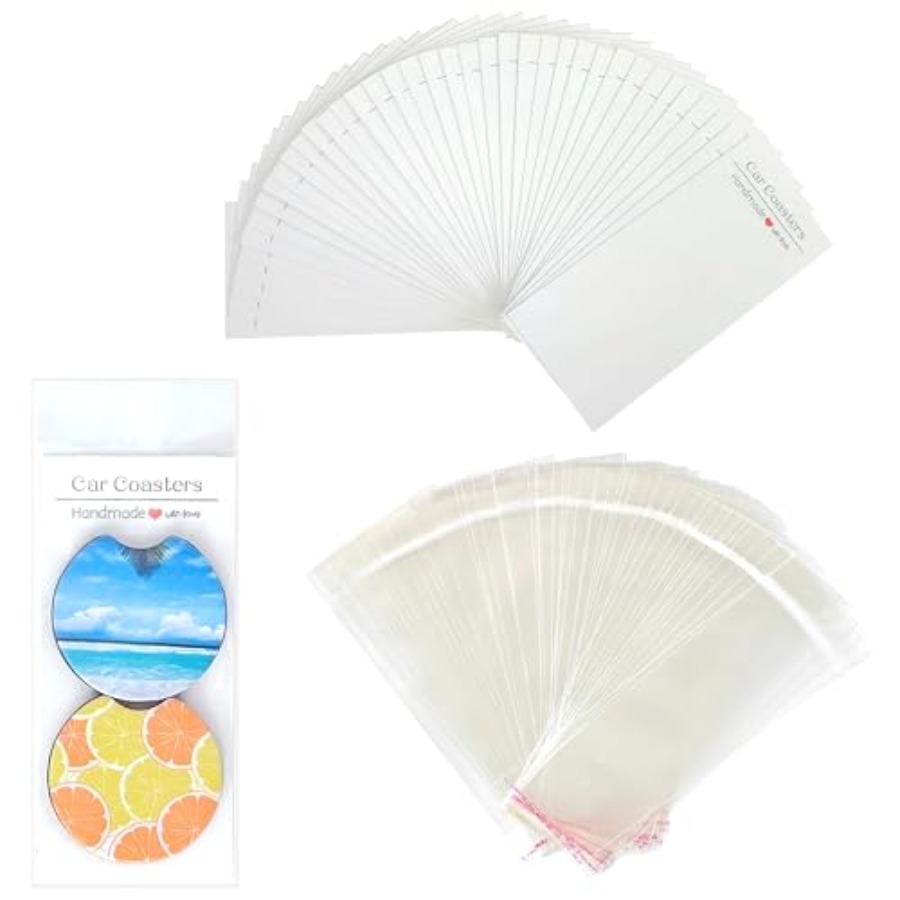 Sets Car Coaster Packaging for - Coaster Sublimation Blank avaliação e preço