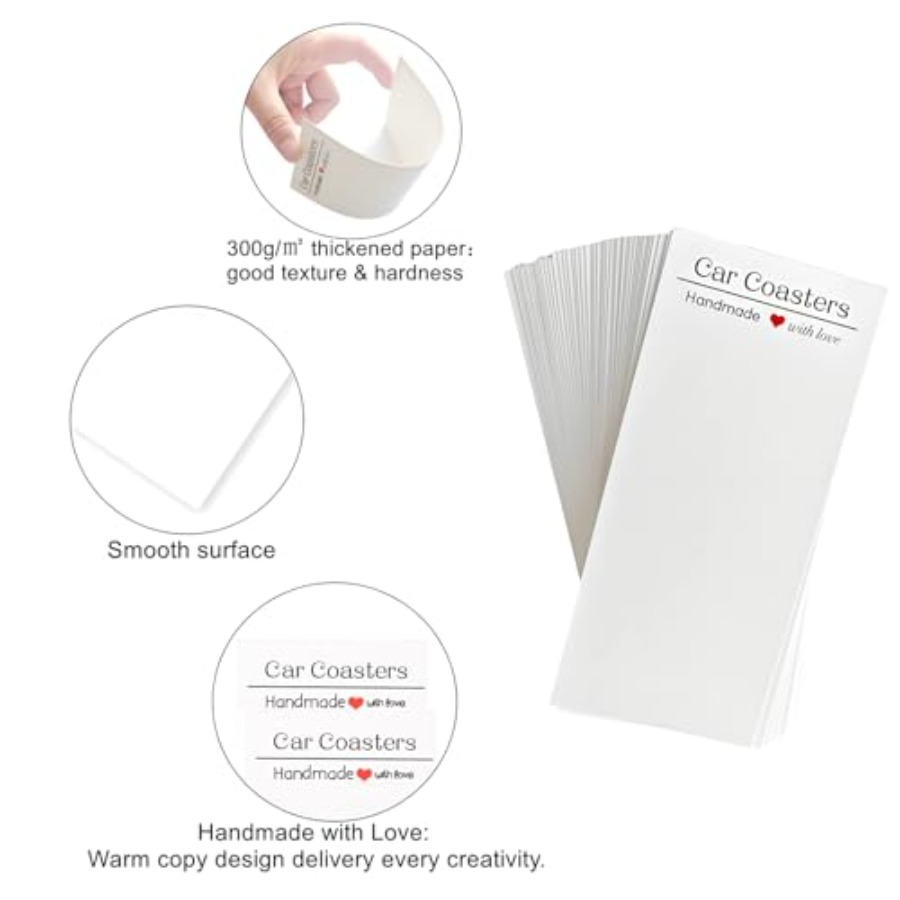 Sets Car Coaster Packaging for - Coaster Sublimation Blank avaliação e preço