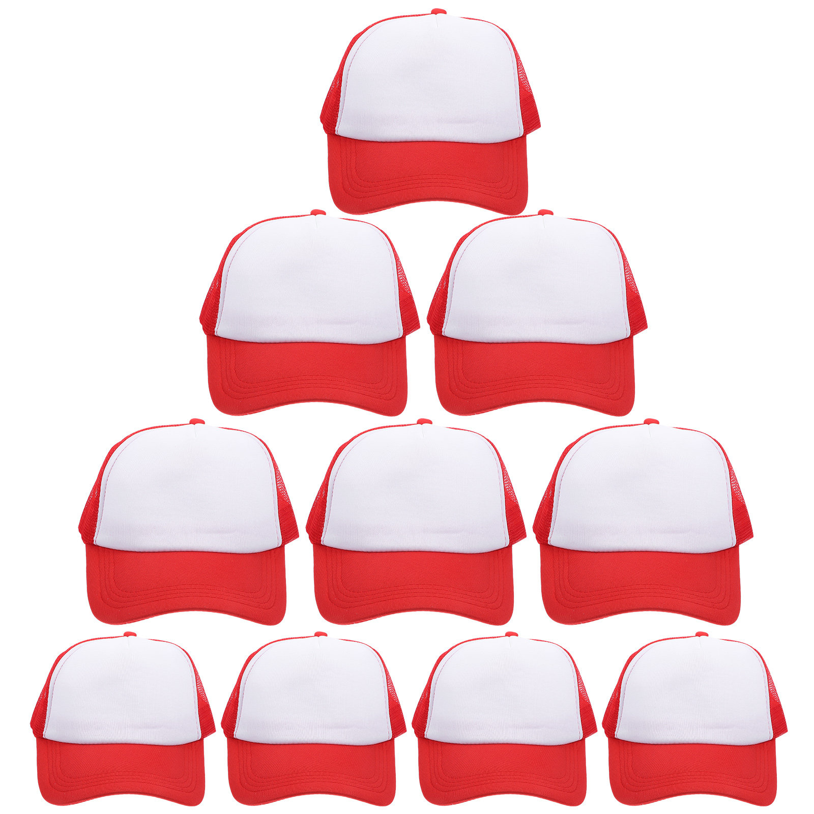 10Pcs Blank Baseball Caps Mesh - Hat Sublimation Blank avaliação e preço