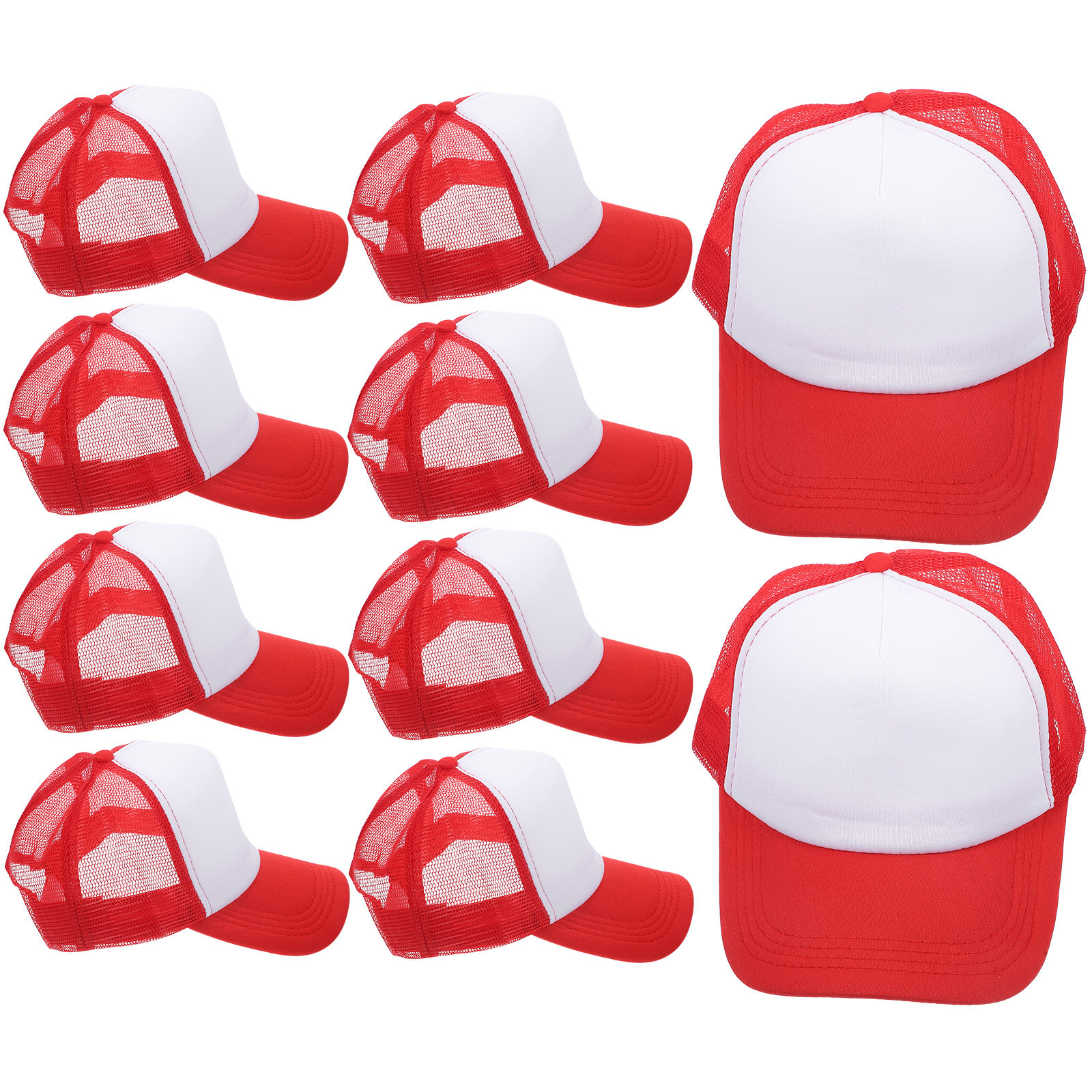 10Pcs Blank Baseball Caps Mesh - Hat Sublimation Blank avaliação e preço