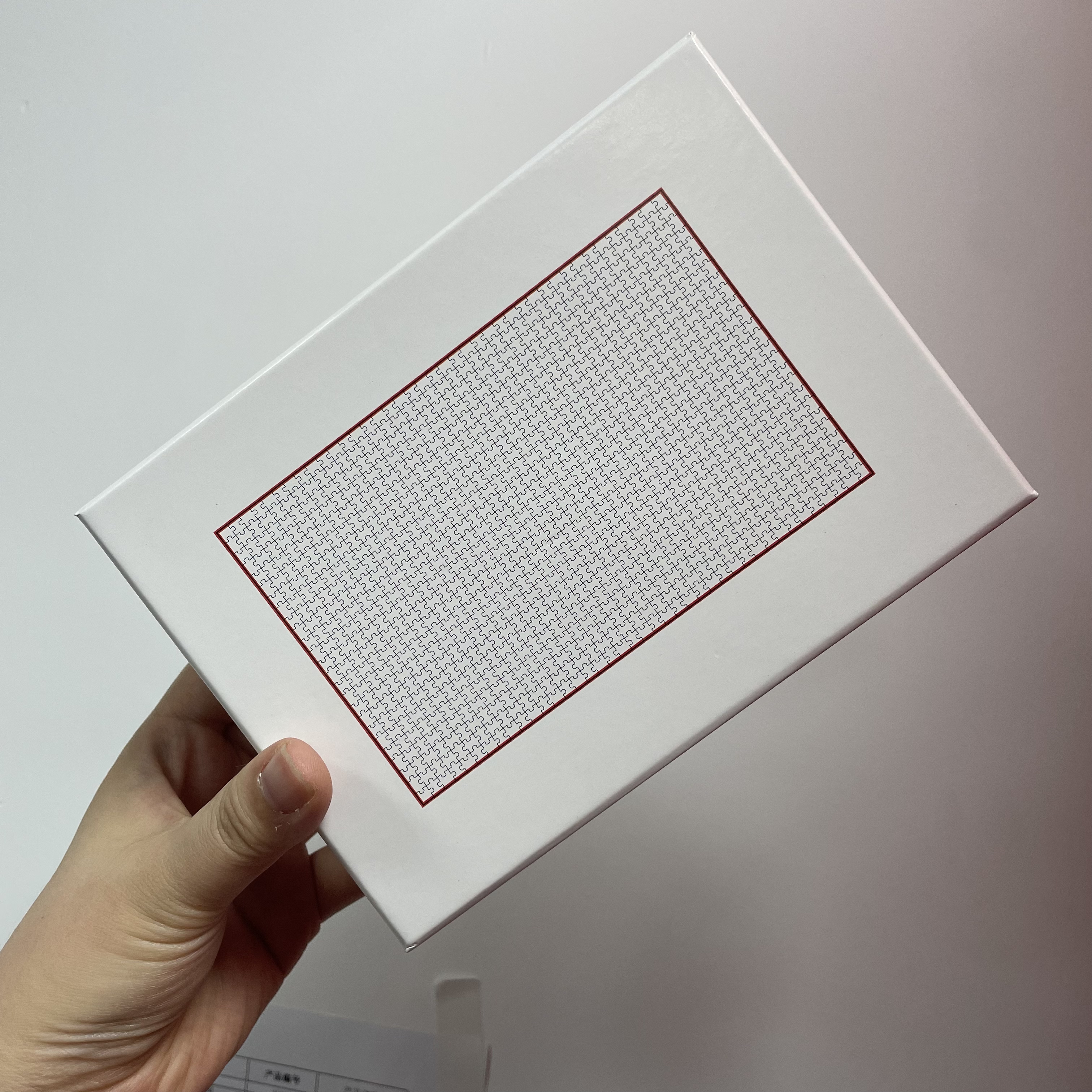 38*26cm Adult 1000 Pieces Mini - Puzzle Blank White avaliação e preço