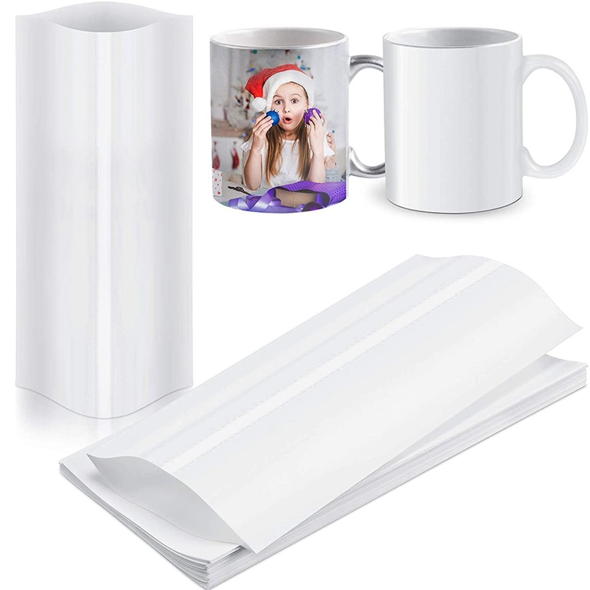 BAAE 420Pcs Sublimation Shrink - Sublimation Mug White avaliação e preço